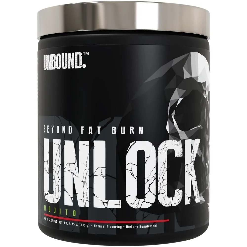 Unbound Unlock Thermogenic Fat Burner 20 Servings