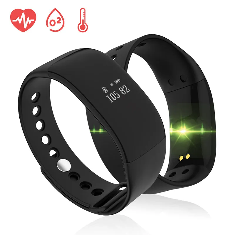V66 Waterproof Fitness Tracker Pedometer IP67 Sport Gym Step Counter Heart Rate Monitor Health Wrist Pedometers For Android IOS