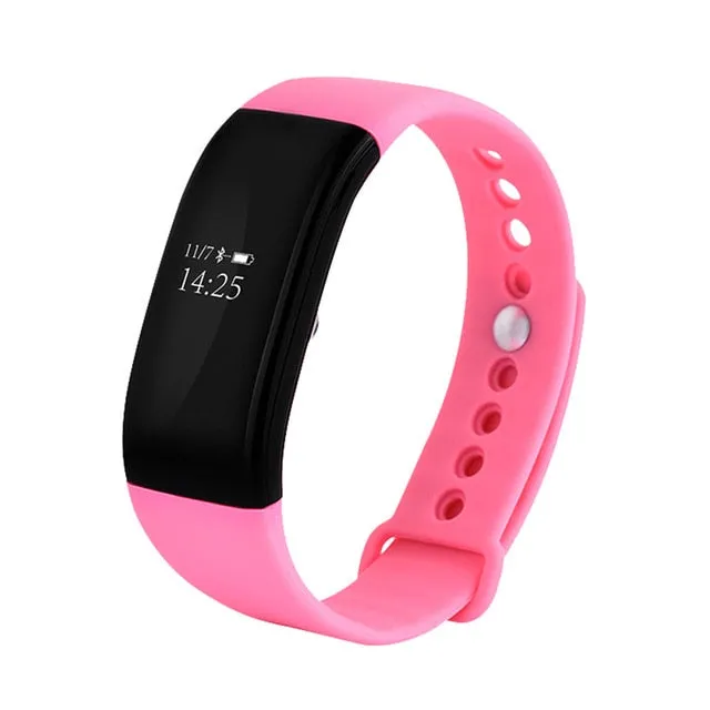 V66 Waterproof Fitness Tracker Pedometer IP67 Sport Gym Step Counter Heart Rate Monitor Health Wrist Pedometers For Android IOS