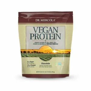 Vegan Protein Powder: Chocolate 26.4 oz by Dr. Mercola