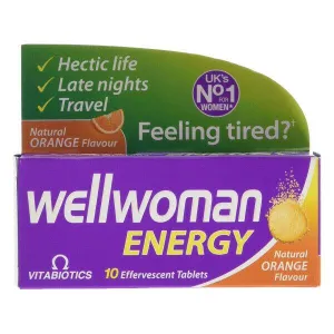Wellwoman Energy Orange Flavour Tablet x 10 by Vitabiotics